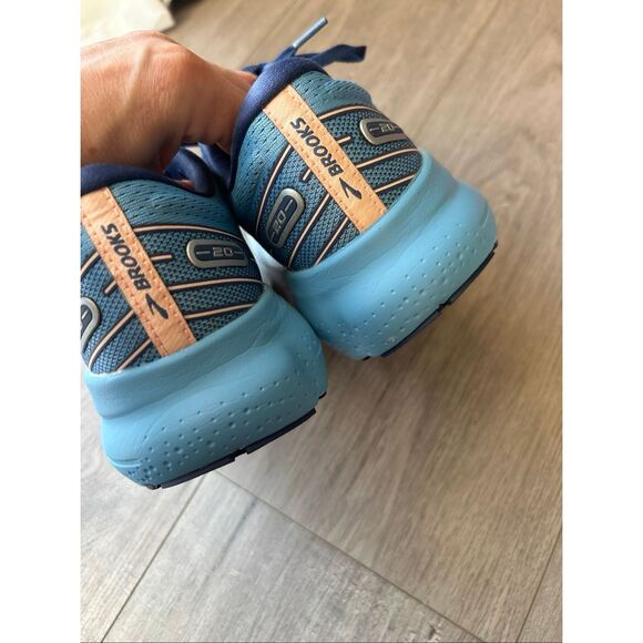 Brooks Glycerin 20 Blue Athletic Running Shoes Women's Size 7.5 B - Picture 6 of 7